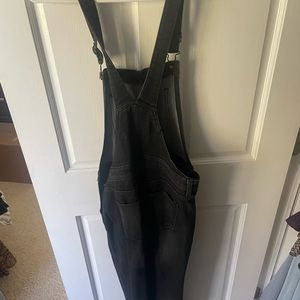 Old Navy Size 8 Tall Overalls - Black Stretch Denim